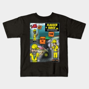 Silly Services 6 "Flagger Farce" Kids T-Shirt